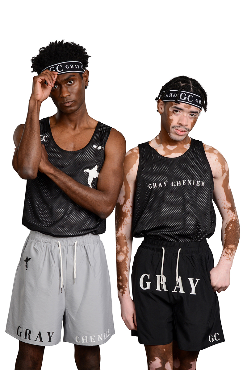 Mens Gray Chenier Running Shorts (Gray) – Graychenier